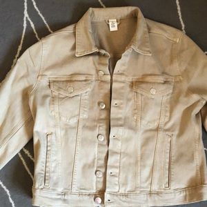 Tan denim jacket